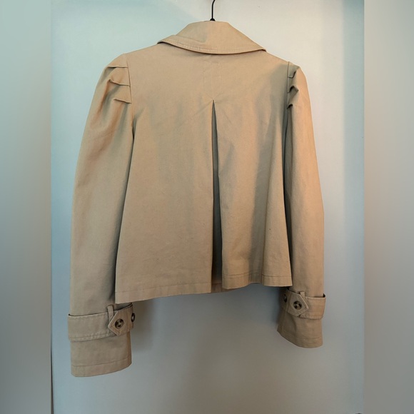 Avec Les Filles Tan Trench Coat - Picture 6 of 6